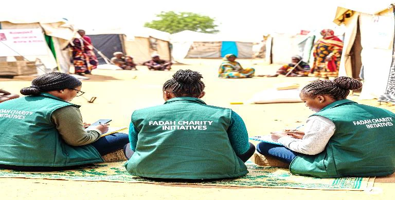 Community consultation in a displacement setting