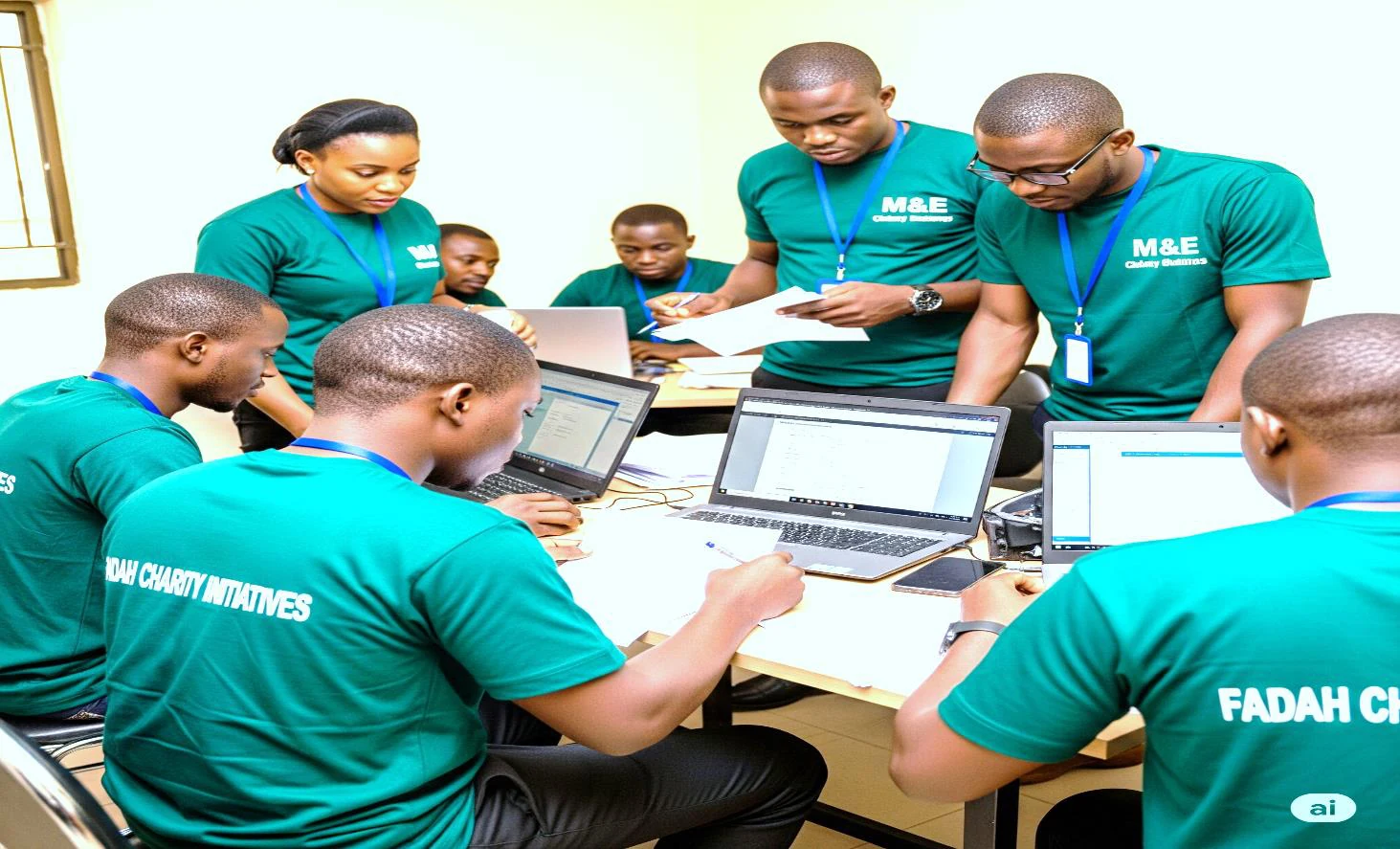 FCI team during monitoring and reporting activity
